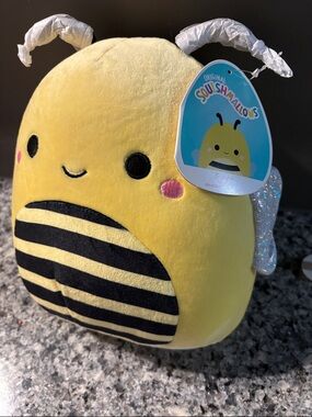 Squishmallows Sunny Bee Plush - Yellow & Black